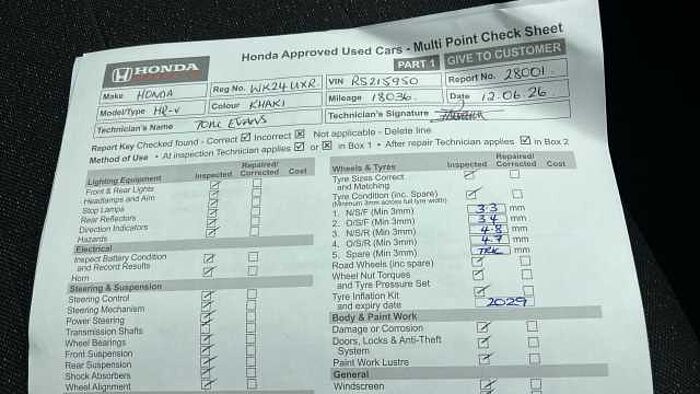Honda HR-V 1.5 eHEV Advance 5dr CVT Hybrid Hatchback 